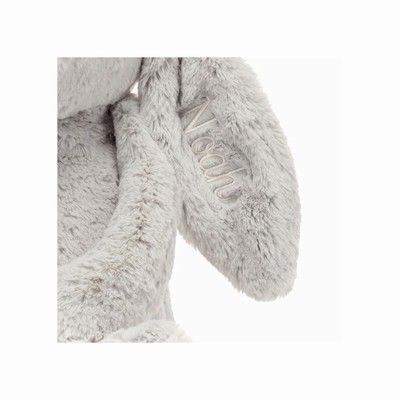 Jellycat Bashful Silver Bunny Huge USA | 10753HBWN